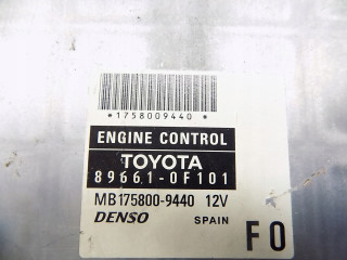 Блок управления двигателем - toyota corolla verso ii 2.2 d4d  89661-0F101, 896610F101 175800-9440   