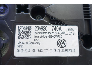 Přístrojová deska  Volkswagen     2GA920740A, 42636KM 2GA920740A