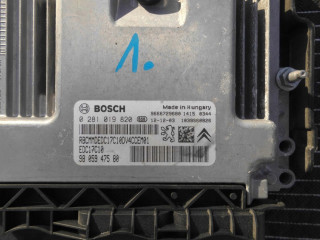 Комплект блоков управления блок управления peugeot 208 1.4 hdi  0281019820, 9805947580    