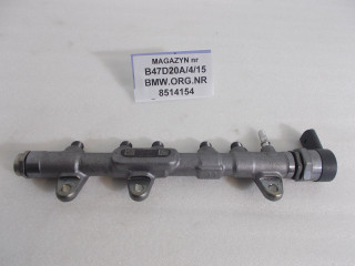 Топливная рампа b47d20a bmw f10 f30 f32 8514154  8154154,       