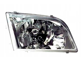 Tyc reflektor l (h4, elektryczny, gładkie szkło) m Левый