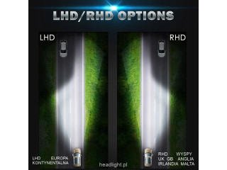 Adaptacja przeróbka reflektorów perzednich левая + правая 