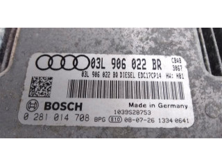 БЛОК УПРАВЛЕНИЯ ДВИГАТЕЛЕМ AUDI A3 8P 03L906022BR 0281014708  03L906022BR,   Bosch 
