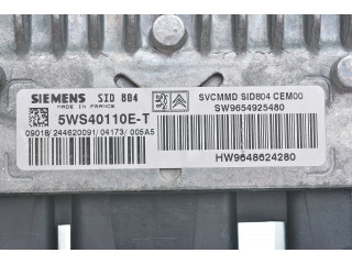 Блок управления citroen c3 1.4 5ws40110e-t 9654925480 HW9648624280,