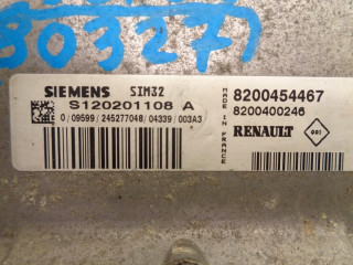 БЛОК УПРАВЛЕНИЯ ДВИГАТЕЛЕМ RENAULT CLIO II 1.2B 55KW 05R  S120201108A, 8200454467 S120201108A, 8200454467   