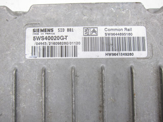 Блок управления 5ws40020g-t 9644895180 sid 801 peugeot 5WS40020G-T, Siemens