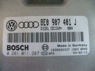 Комплект блоков управления vw passat b5 2.5tdi   8E0907401J  Bosch 