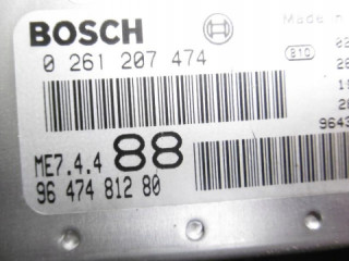 Peugeot 307 блок управления двигателем 1,6 nfu 0261207474 9647481280,