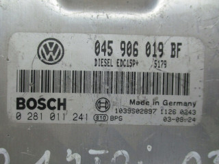 Polo 1.4 tdi блок управления двигателем 045906019bf 0281011241, Volkswagen