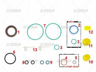 Vstřikovací čerpadlo  0445010546, 0445010580  Inny (STARDIESEL)      Diesel