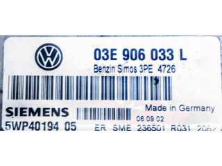 Модуль управления 03e906033l 5wp40194 05 без иммобилайзера 03E906033L, 03E906033L, Siemens