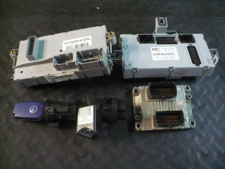 Комплект блоков управления модуль управления двигатель fiat 1.2 16v