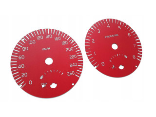 Volvo C30 S40 V50 tarcze licznika Röd Edition 0089688084816 Inny (MoMan)