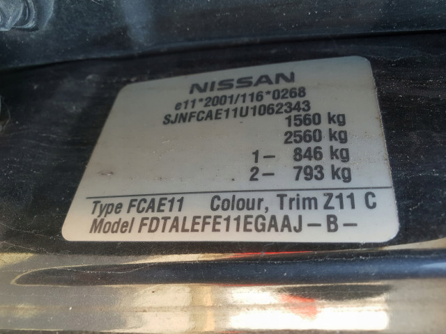Řídící jednotka MEC93-040 Nissan