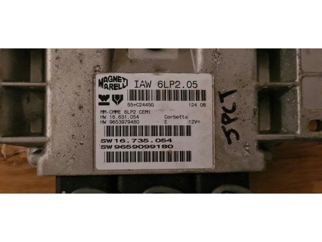 БЛОК УПРАВЛЕНИЯ ДВИГАТЕЛЕМ CITROEN PEUGEOT 9659099180  16.735.054,   Magneti Marelli 