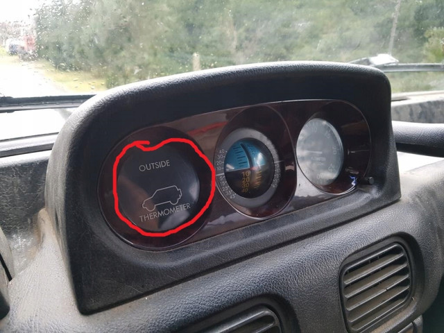 Přístrojová deska Hyundai OUTSIDE, THERMOMETER
