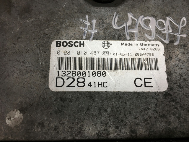 JUMPER 2.8 HDI БЛОК УПРАВЛЕНИЯ ДВИГАТЕЛЕМ 0281010487    Citroen  