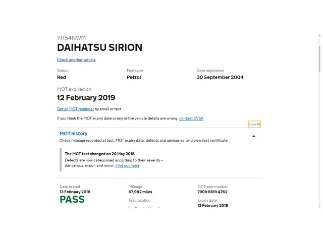 Daihatsu sirion m1 1.3 блок управления двигателем ecu 89560-97433 112000-9412