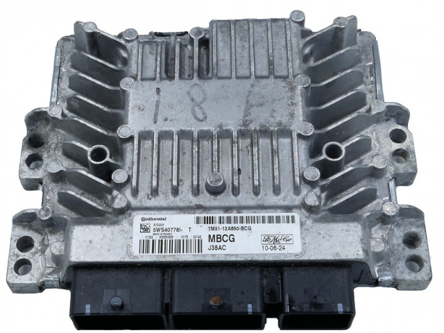 Модуль управления ford 5ws40778it 7m51-12a650-bcg mbcg  5WS40778I-T, 7M5112A650BCG  Continental 