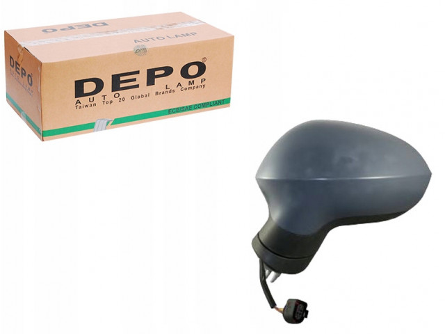 Depo зеркало seat leon 1.6 tdi (1p1) Левый 6143096, 7432325