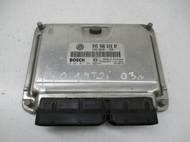 Polo 1.4 tdi блок управления двигателем 045906019bf 0281011241, Volkswagen