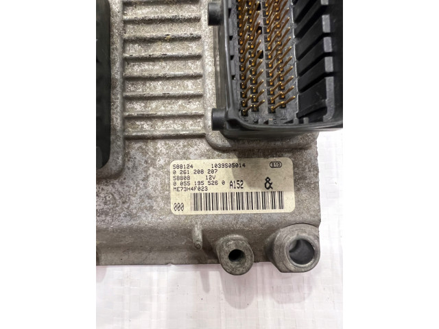 Fiat 1.4 16v блок управления блок управления двигателем 0261208207