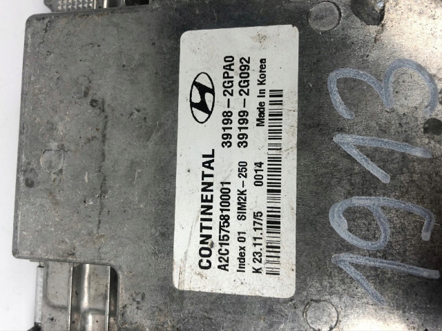 Řídící jednotka 39198-2GPA0, A2C1575810001 Hyundai