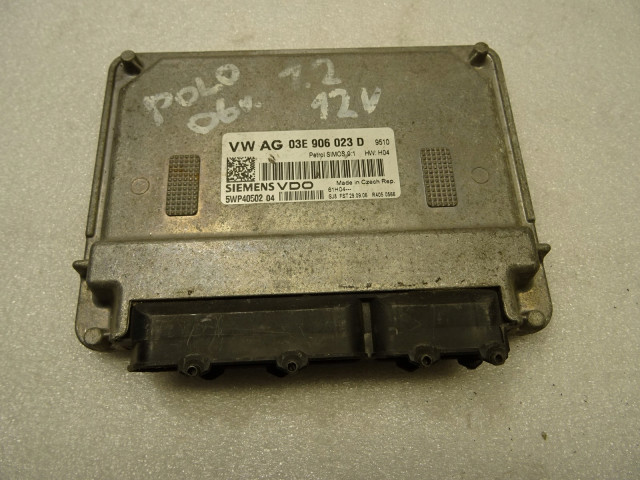 Vw polo iv 9n 1.2 12v блок управления двигателем 03e906023d    Volkswagen  