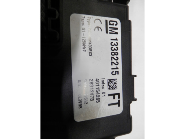 Pojistková skříňka OPEL D 1.3 CDTI 13382215