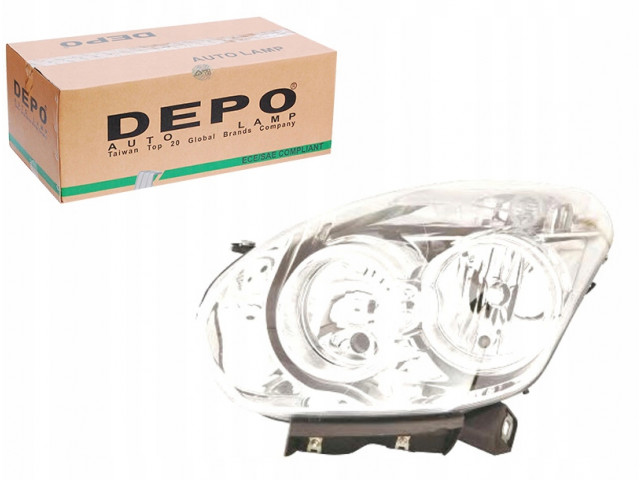 Reflektor (h1/h7 электро с silnikiem) fiat dob lewe