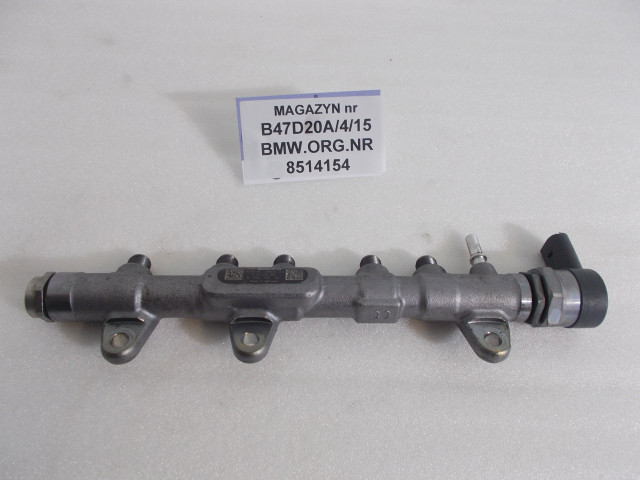 Топливная рампа b47d20a bmw f10 f30 f32 8514154  8154154,       