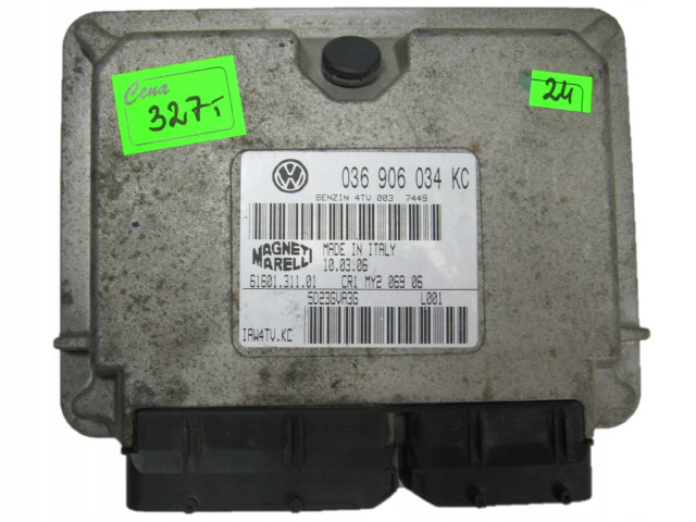 SEAT IBIZA 1.4 БЛОК УПРАВЛЕНИЯ IAW4TV.KC 036906034KC IAW4TV.KC, Magneti Marelli