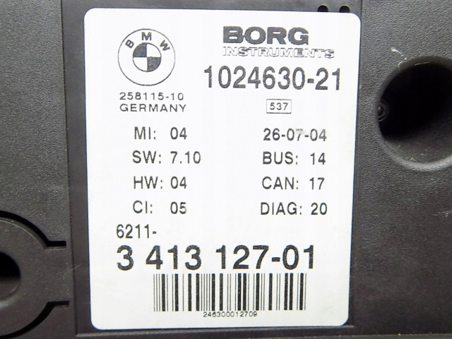 Панель приборов спидометр - bmw x3 e83 2.0d 3.0d 3413127 eu