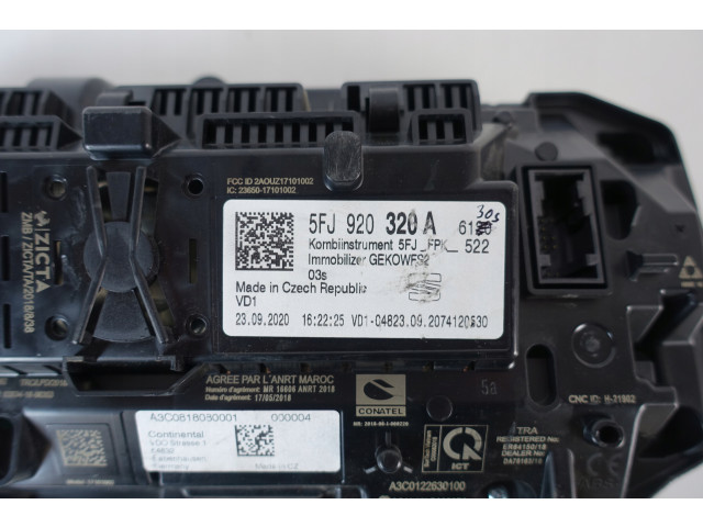 ПАНЕЛЬ ПРИБОРОВ СПИДОМЕТР VIRTUAL панель приборов спидометр LCD SEAT TARRACO 5FJ920320A  LICZNIK,            