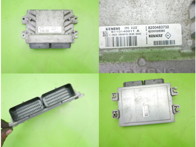 Комплект блоков управления odpalania dacia logan i 1.4 8v 04- 8200483732, 8200326380