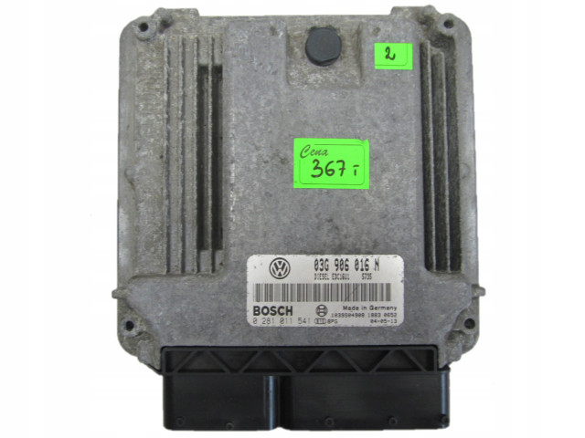 VW CADDY 2.0 SDI БЛОК УПРАВЛЕНИЯ БЛОК УПРАВЛЕНИЯ 0281011541 0281011541, 03G906016N Bosch