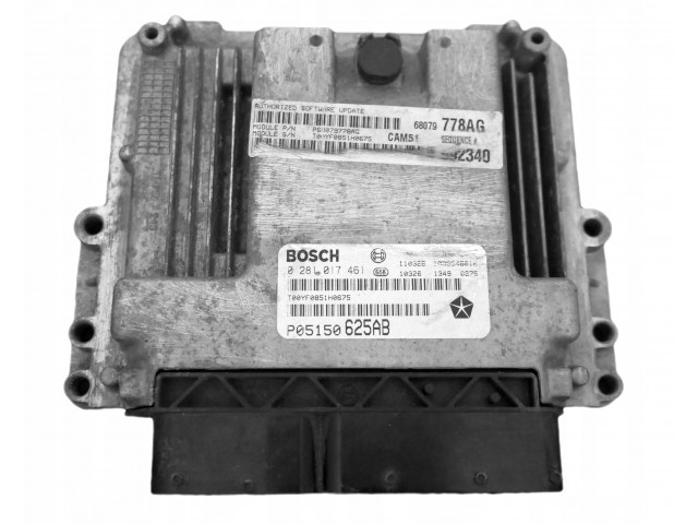 Модуль управления jeep cherokee 0281017461 po5150625ab 0281017461, Bosch