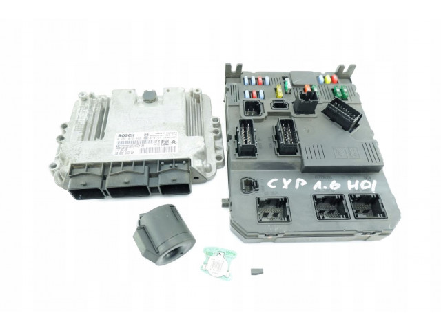 Комплект блоков управления блок управления citroen 1.6 hdi  9663268380, 0281012468 9641551180 Bosch 