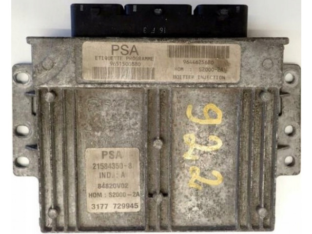 Řídící jednotka  9644625680, 9651500880 21584350-8 Sagem  