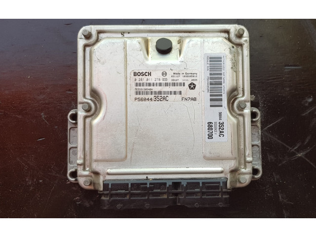 БЛОК УПРАВЛЕНИЯ JEEP CHEROKEE 2.5 CRD 01-08 0281011278, P56044352AC