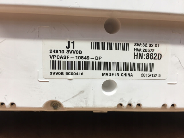 Přístrojová deska Nissan 24810-3VV0B, 248103VV0B