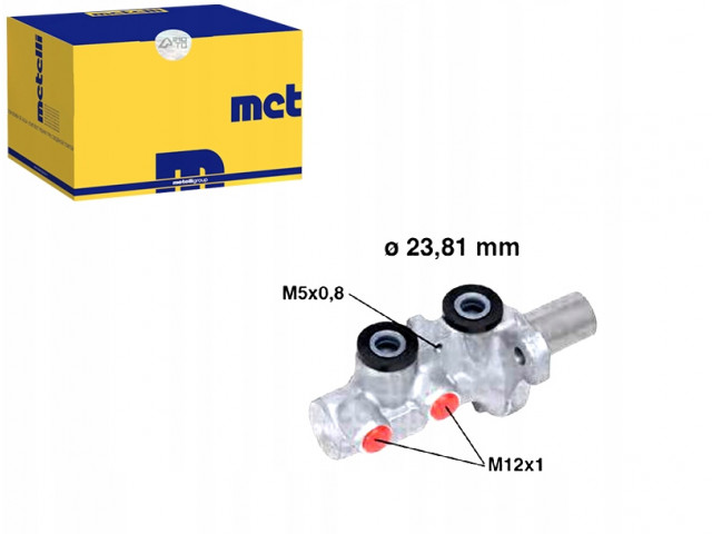 METELLI Hlavní brzdový válec 986481060 M06032 202746 H2 986481060, 34336785192 34336785192, 34336786585