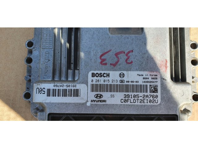 Hyundai i30 ceed блок управления двигателем модуль управления   0281015213, 391052A760 39105-2A760, 0281015213 Bosch 