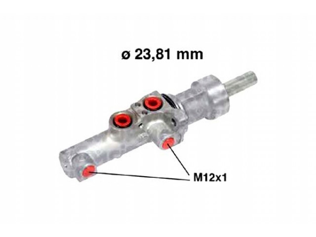 Hlavní brzdový válec CIFAM 4316901 61728 24212317723 20 4316901, 24212317723, 204123643