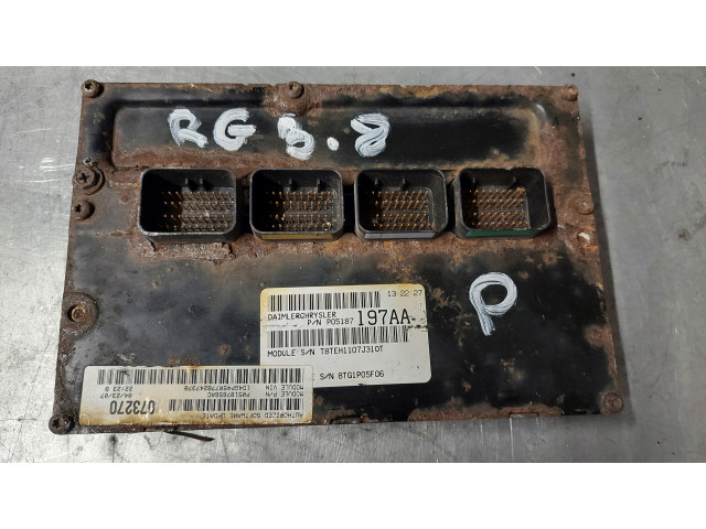 Voyager town caravan 04-07r 3.3 блок управления двигателем 05187197AA, 2004-2007R Mopar