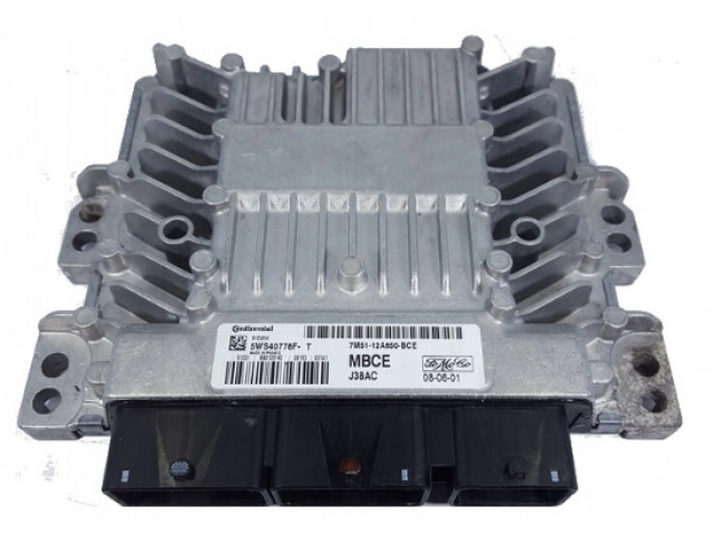 Блок управления ford focus 5ws40778f-t 7m51-12a650-bce  7M51-12A650-BCB, 7M5112A650BCB  Continental 