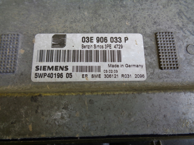 CORDOBA II 1.2 12V КОМПЛЕКТ ЗАЖИГАНИЯ 03E906033P Seat