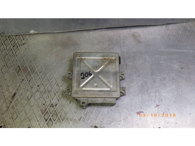 Peugeot 206 1.1 блок управления двигателем 9637086880