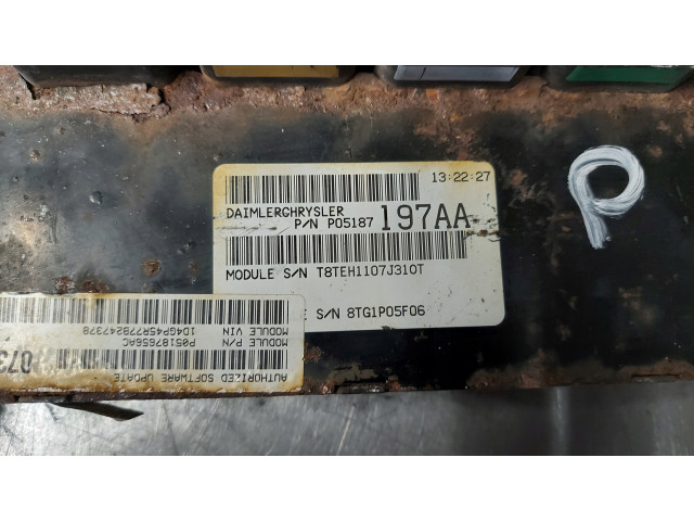 Voyager town caravan 04-07r 3.3 блок управления двигателем 05187197AA, 2004-2007R Mopar