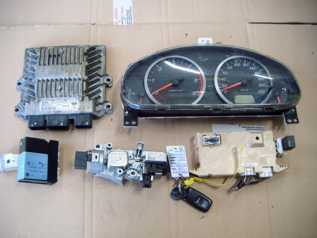 MAZDA II 02-07 1.4 TDCI ИММОБИЛАЙЗЕР БЛОК УПРАВЛЕНИЯ КОМПЛЕКТ   KOMPUTER, 5WS40069A 3S6112A650LA   